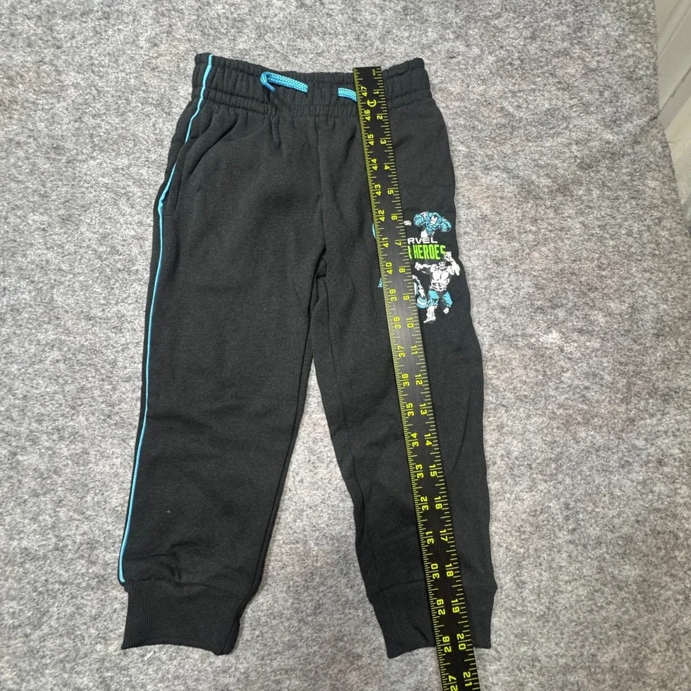 Marvel Avengers 3 Piece Set Hoodie T-Shirt Joggers‎ Boys 3T Blue Green Black New